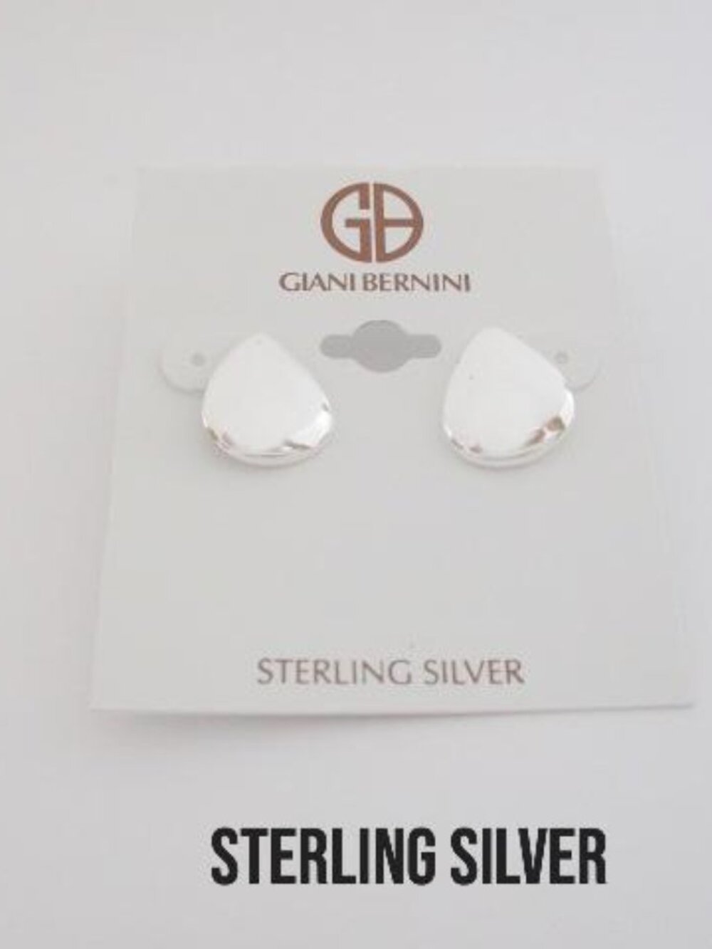 Giani Bernini Sterling Silver Polished Stud Earrings NWT